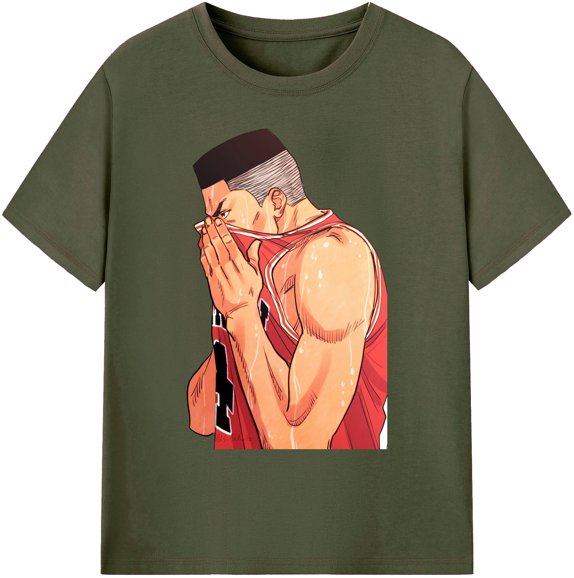 （画像用） SLAM DUNK／スラムダンク 綿100％ メンズ半袖Tシャツ｜肌触りやわらか＆通気性